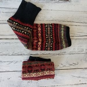Tribal leg warmers
